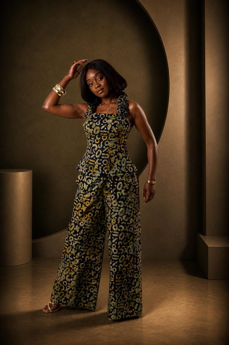 Ayaba Set Cream (With Trousers)