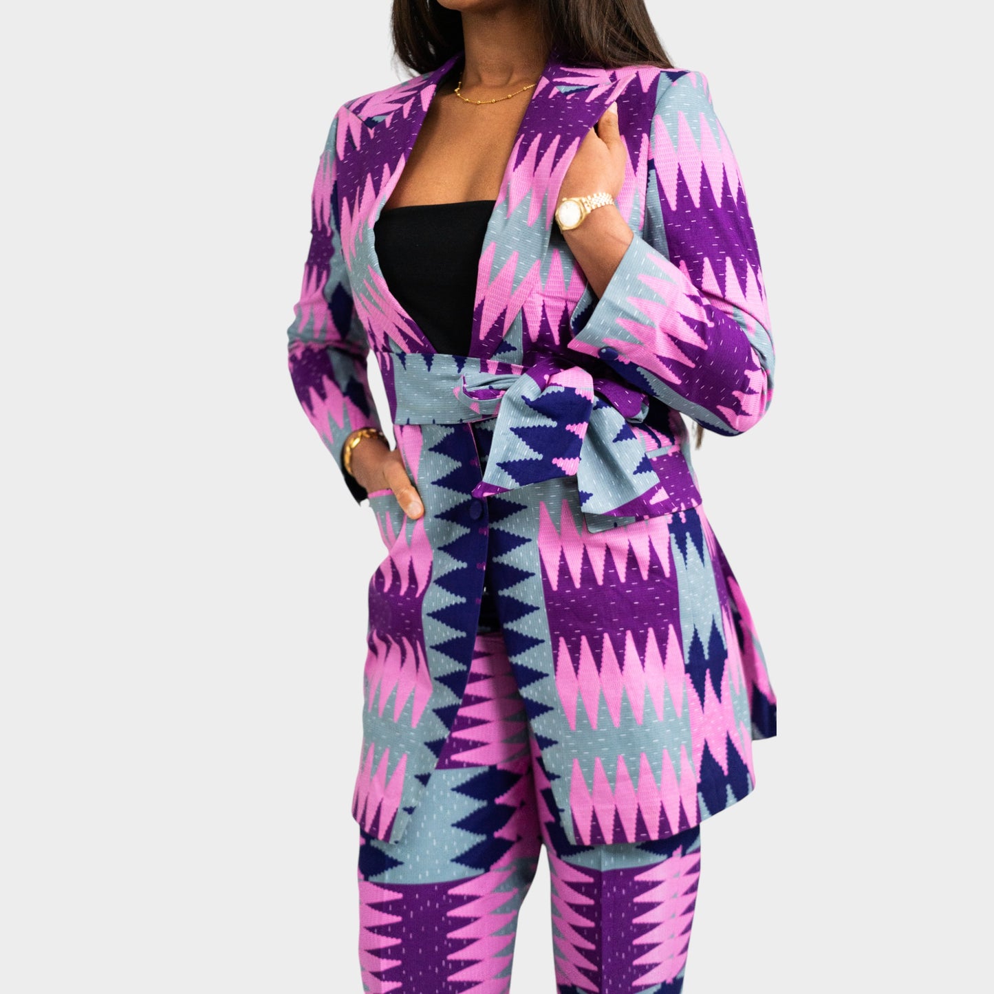Oma Tribal Blazer Set image 12