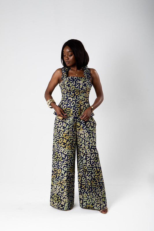 Ayaba Set Cream (With Trousers)