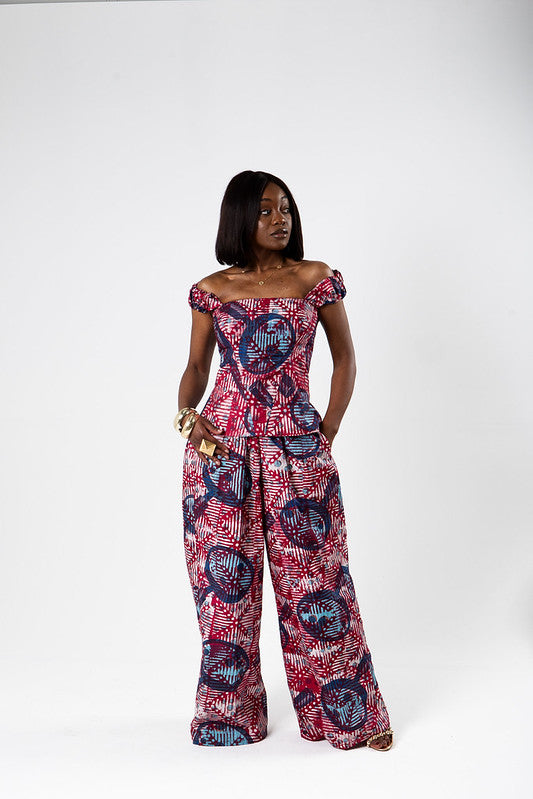 Ayaba Set Red (With Trousers)