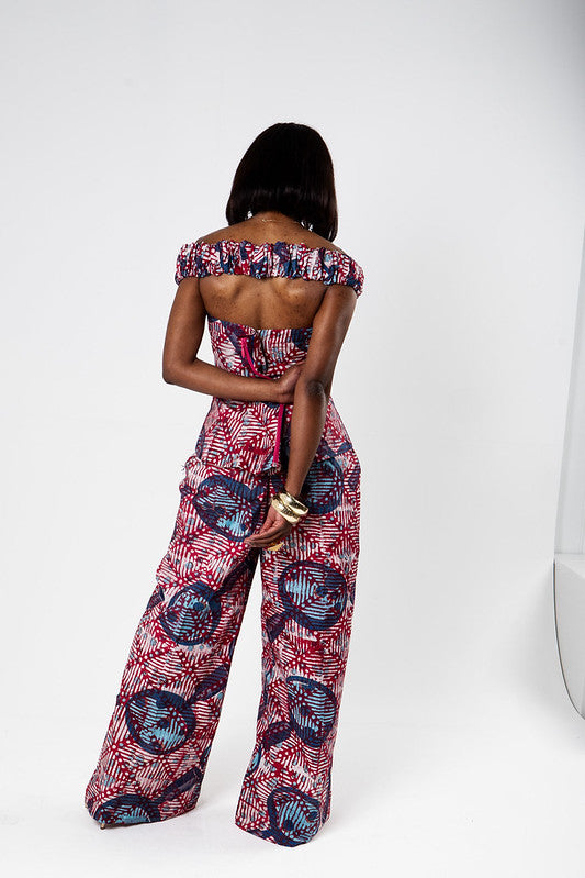 Ayaba Set Red (With Trousers)