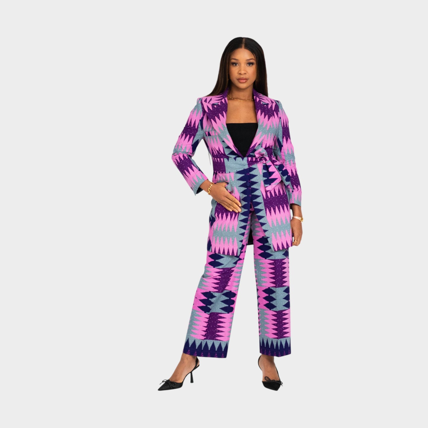Oma Tribal Blazer Set image 7