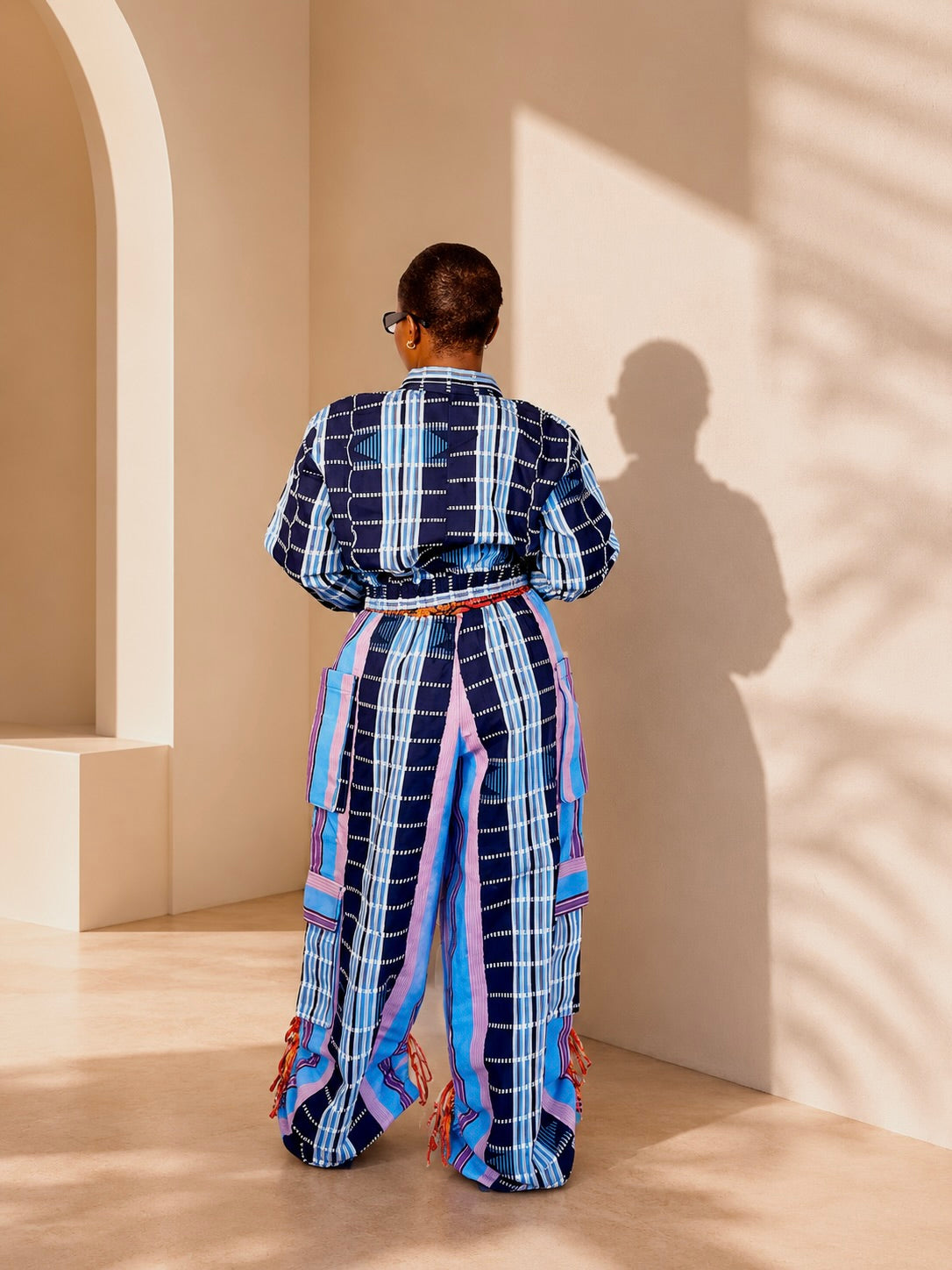 Simbi Aso Oke Jacket Alone- Waves