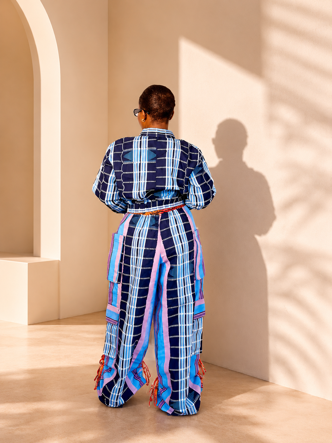 Simbi Aso Oke Two Piece - Waves