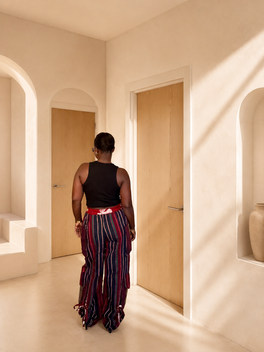 Simbi Aso Oke Pant -Desire