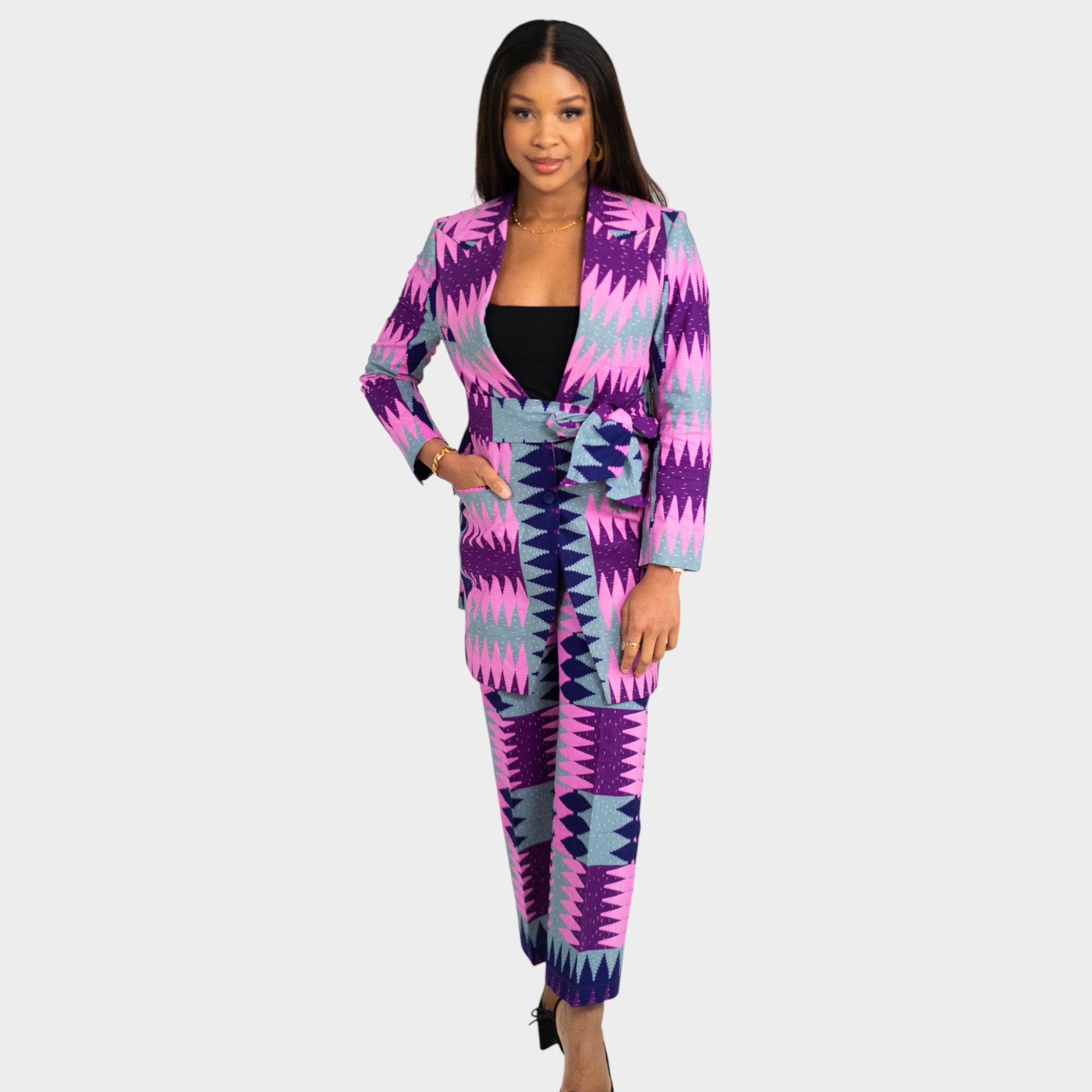 Oma Tribal Blazer Set image 10
