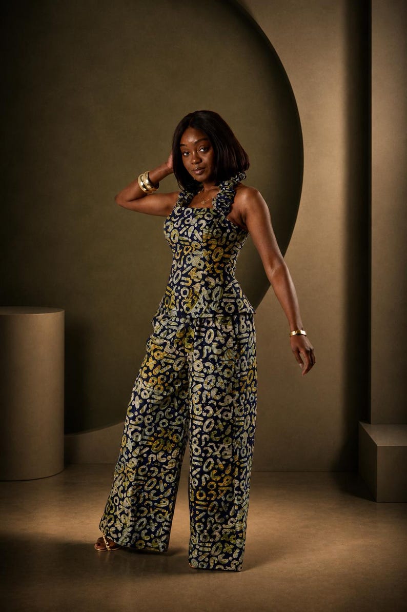 Ayaba Set Cream (With Trousers)