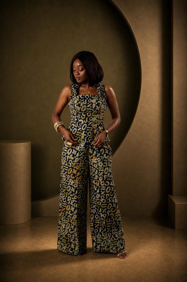 Ayaba Set Cream (With Trousers)